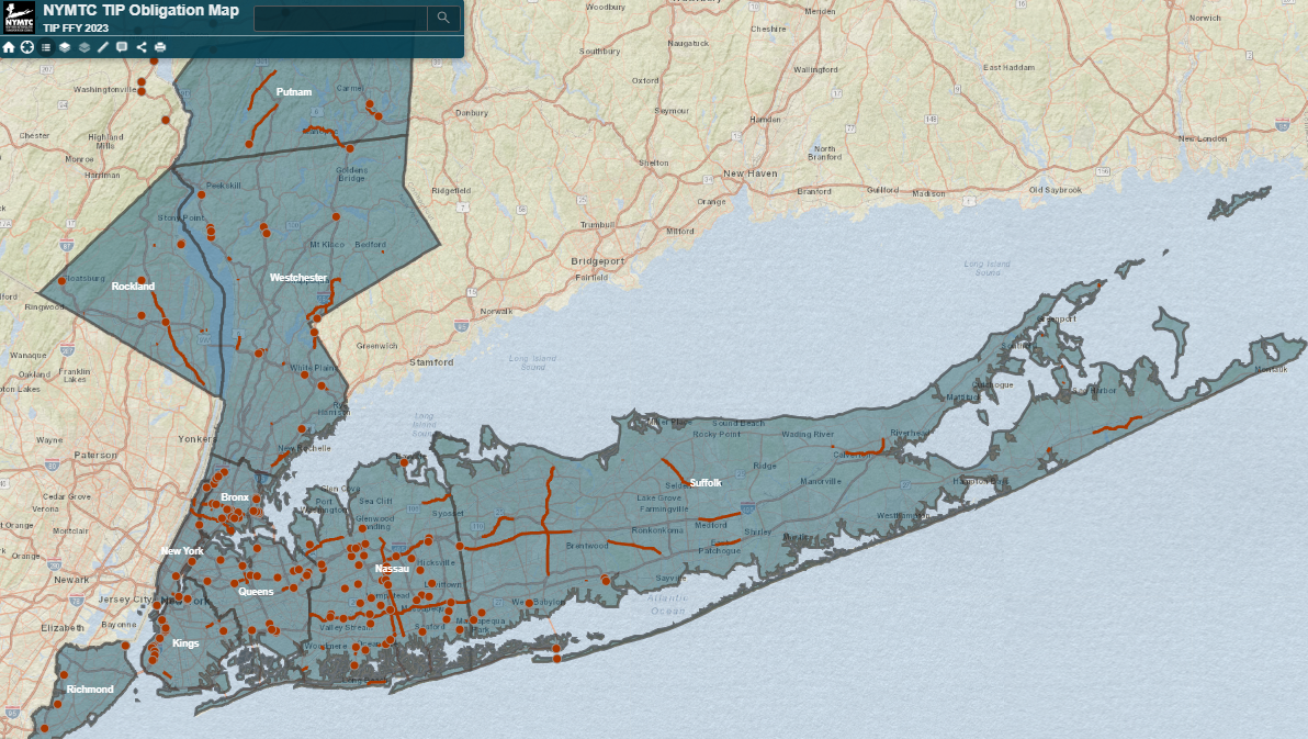 FFY 23 Obligations Map FFY 23 Obligations Map